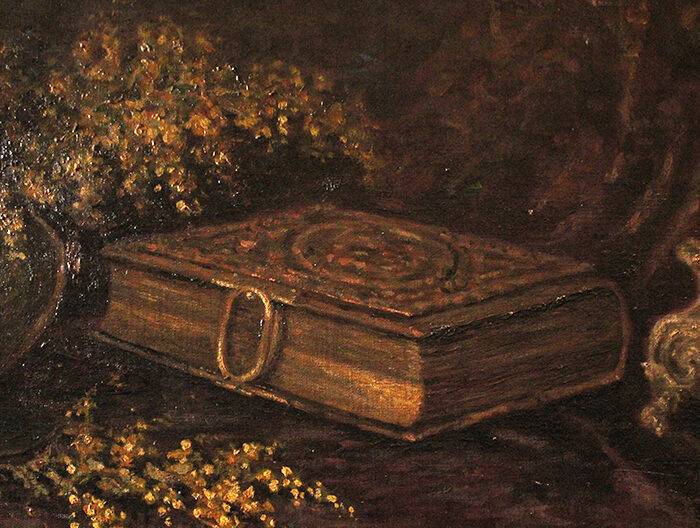 Dipinto olio su tela inizio 1900 firmato C. G. Torri - 2