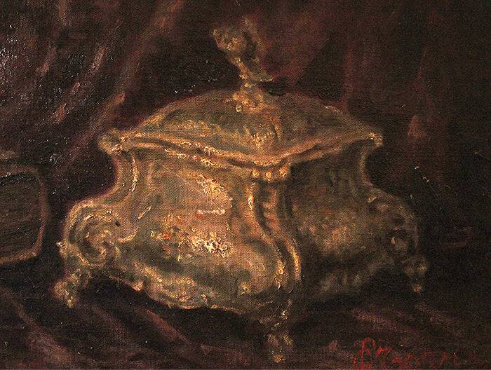 Dipinto olio su tela inizio 1900 firmato C. G. Torri - 3
